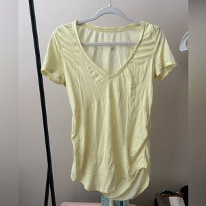 Lululemon yellow tshirt